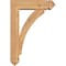 Ekena Millwork Thorton Arts and Crafts Smooth Bracket w/ Offset Brace, Western Red Cedar, 5 1/2"W x 18"D x 26"H BKT0604X18X26THR03SWR - alternate 3